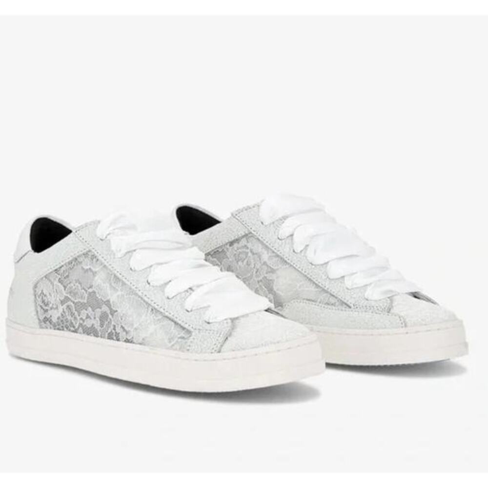 🛍️‎ P448 John Fiore White Lace Sneakers